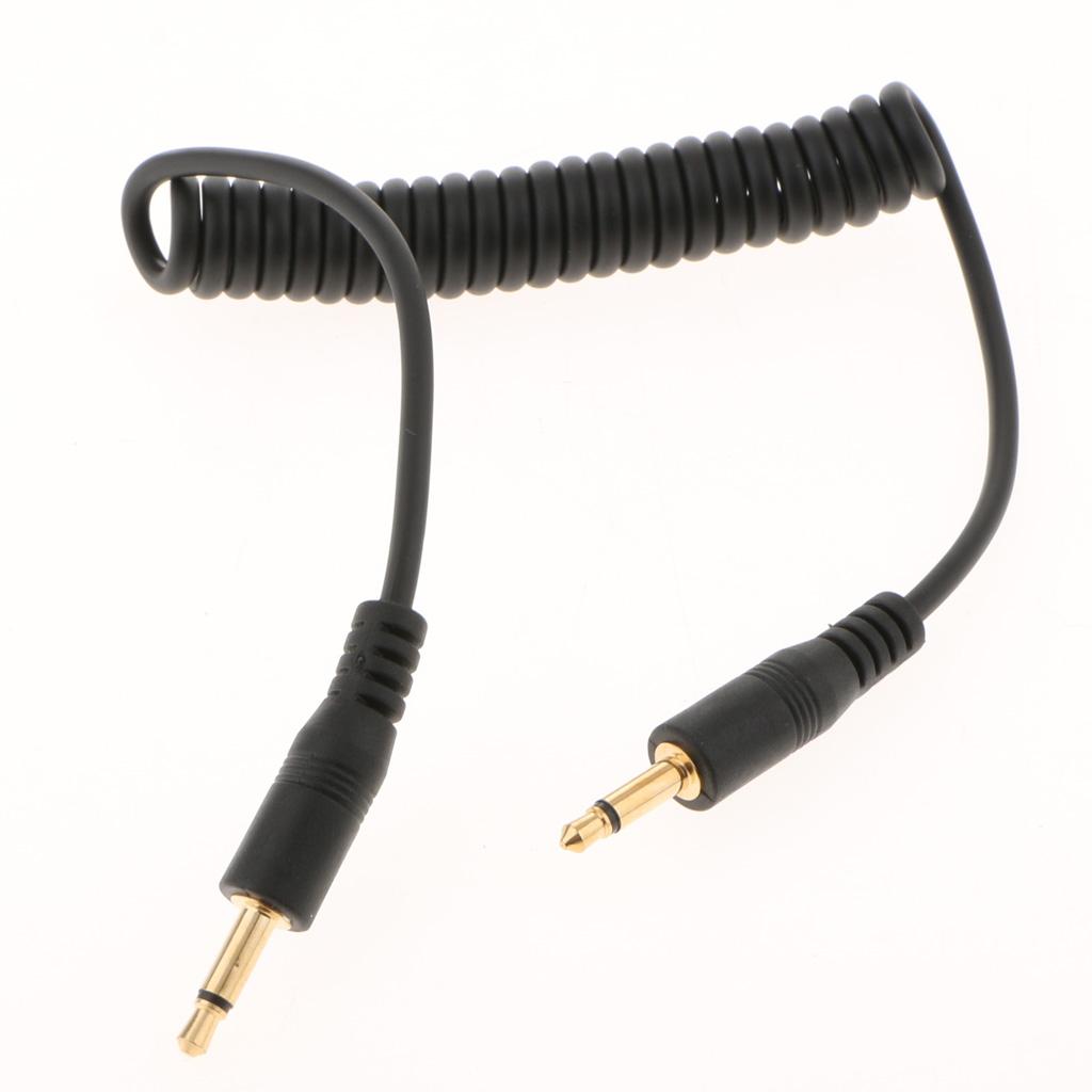 3.5mm to 3.5mm Male Plug Flash PC Sync Cable Cord for FS350 FS520 RF 16NE