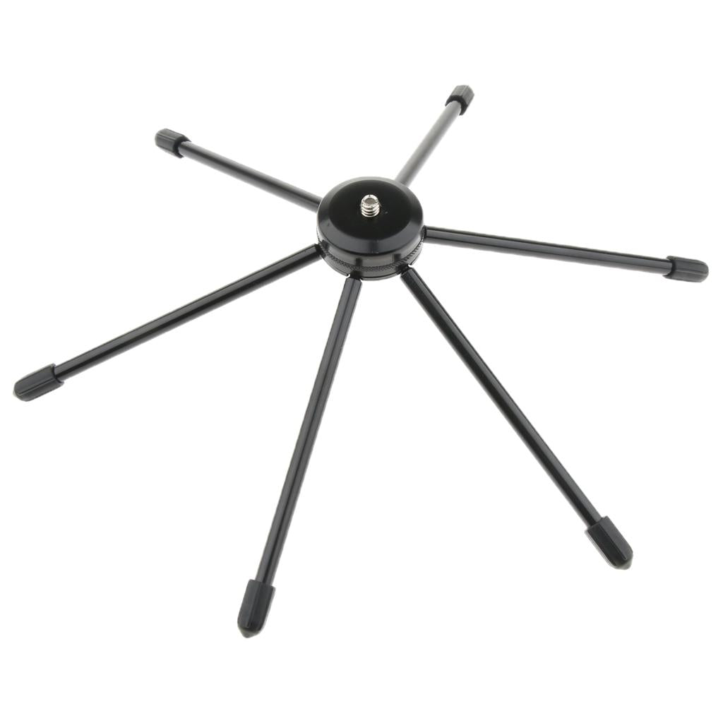 Metal Portable Mini Tabletop Desktop Travel Tripod for DV DSLR Phone Clamp
