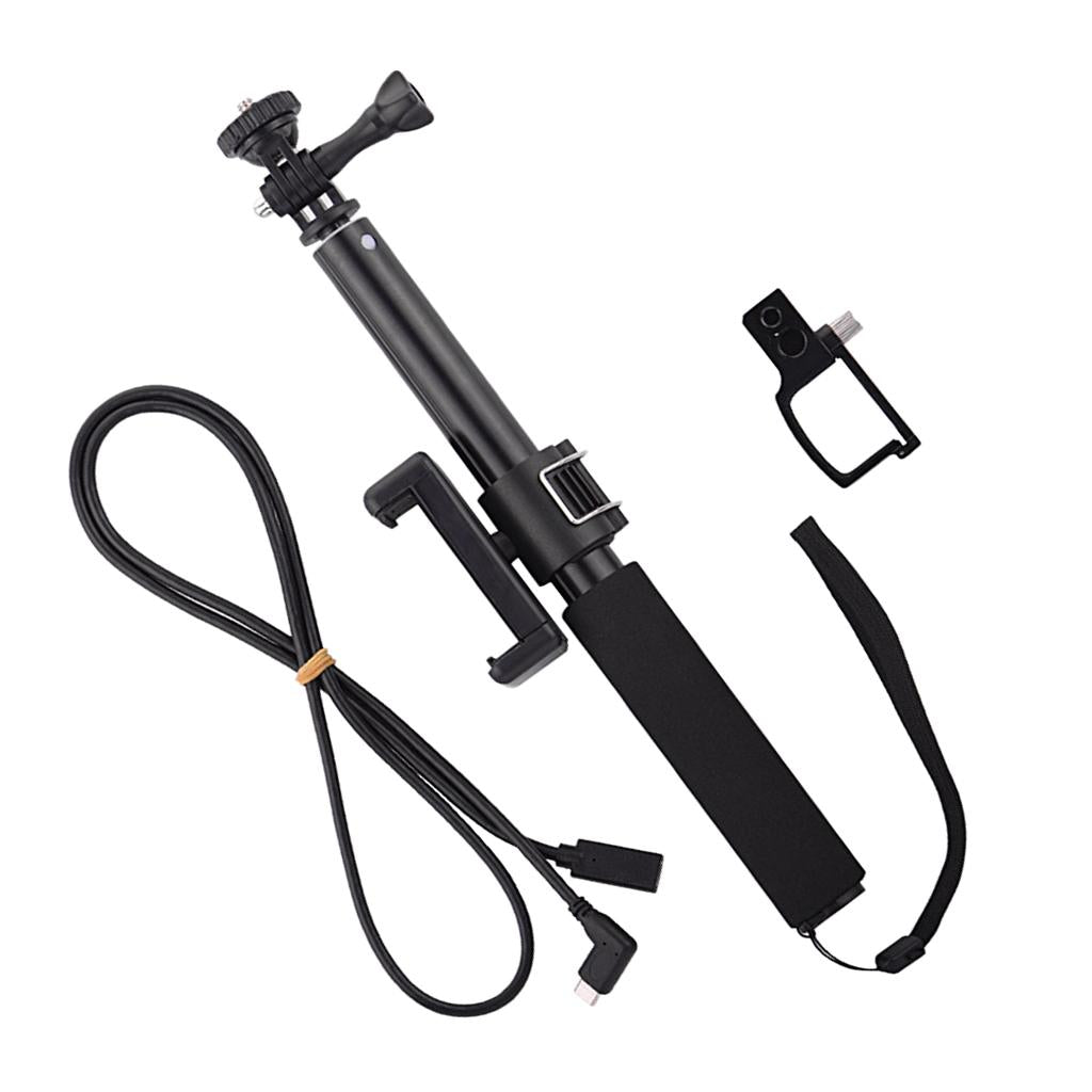 3 in 1 Selfie Stick Tripod Mount Phone Clip Holder for OSMO Pocket Handheld Gimbal