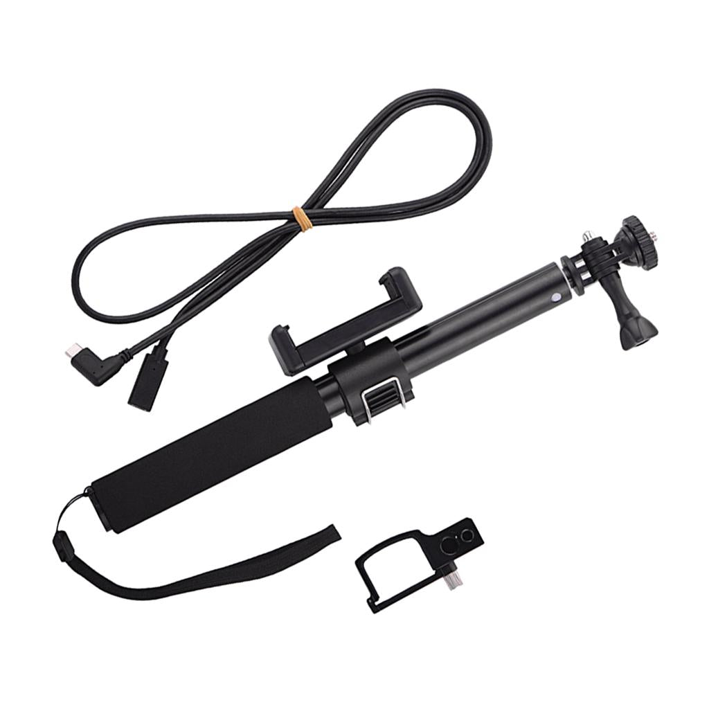 3 in 1 Selfie Stick Tripod Mount Phone Clip Holder for OSMO Pocket Handheld Gimbal