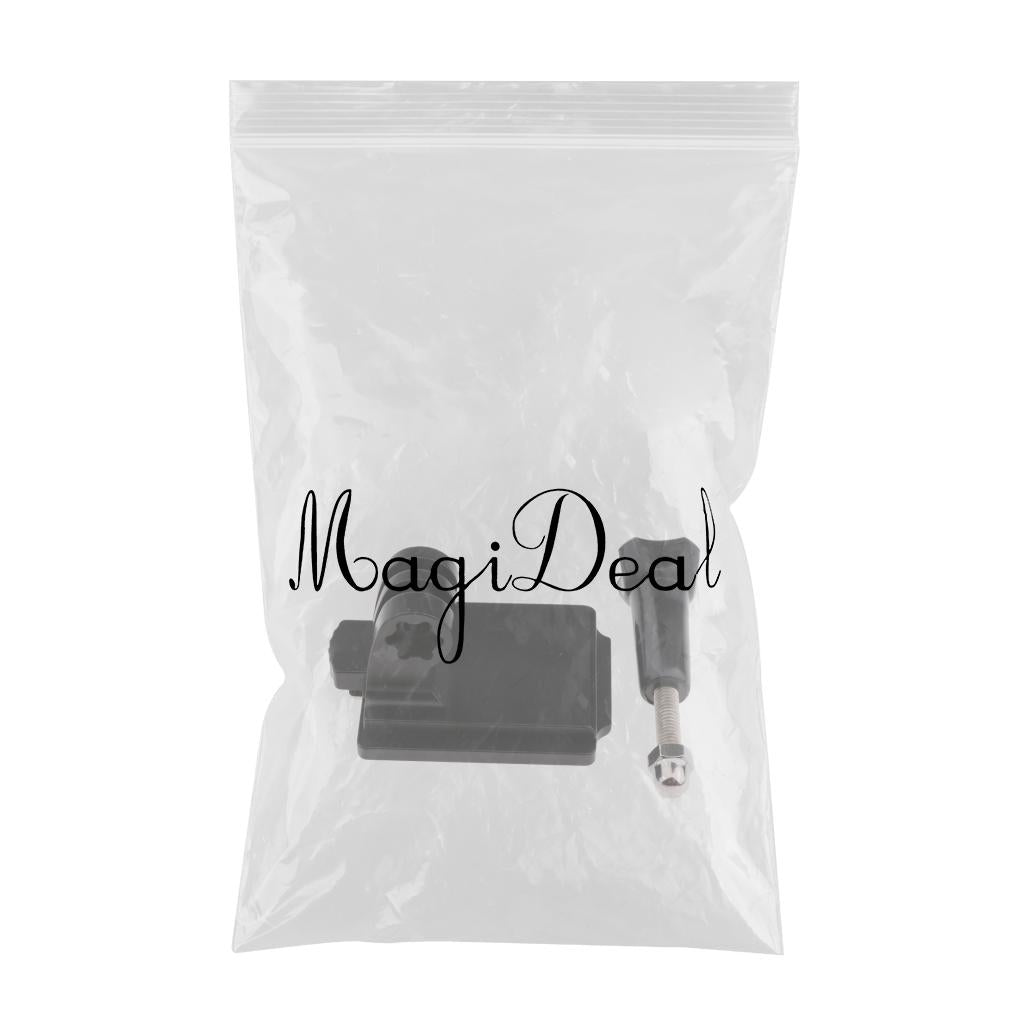 Helmet Aluminum Fixed Mount & Screw Rod Kits for  Black