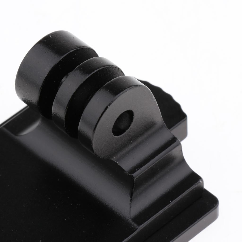 Helmet Aluminum Fixed Mount & Screw Rod Kits for  Black