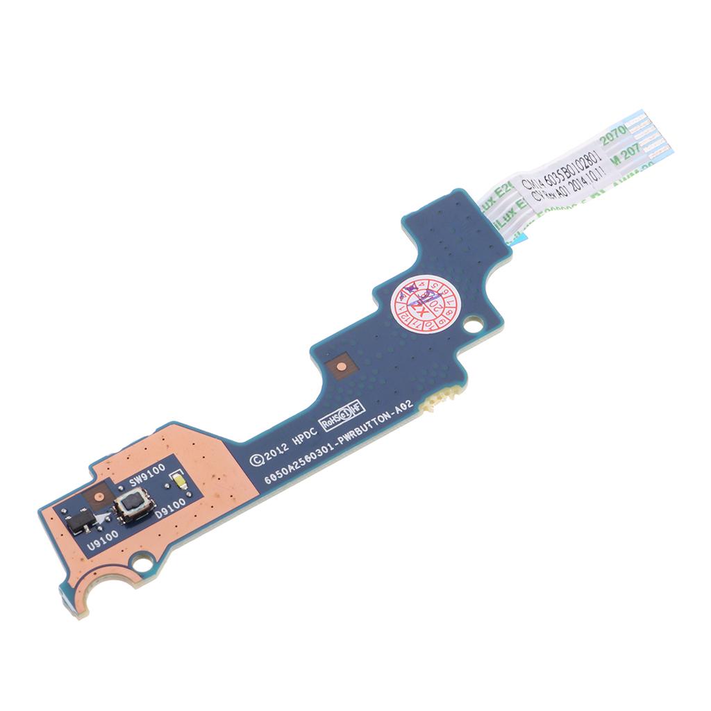 For HP Elitebook 840 G1 G2 Power Button Board + Cable 6050A2560301