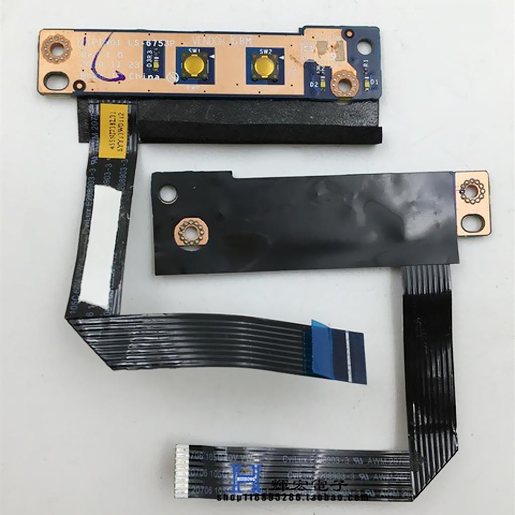 For Lenovo G570 G575 15.6inch LS 6753P Power Button Board + Cable
