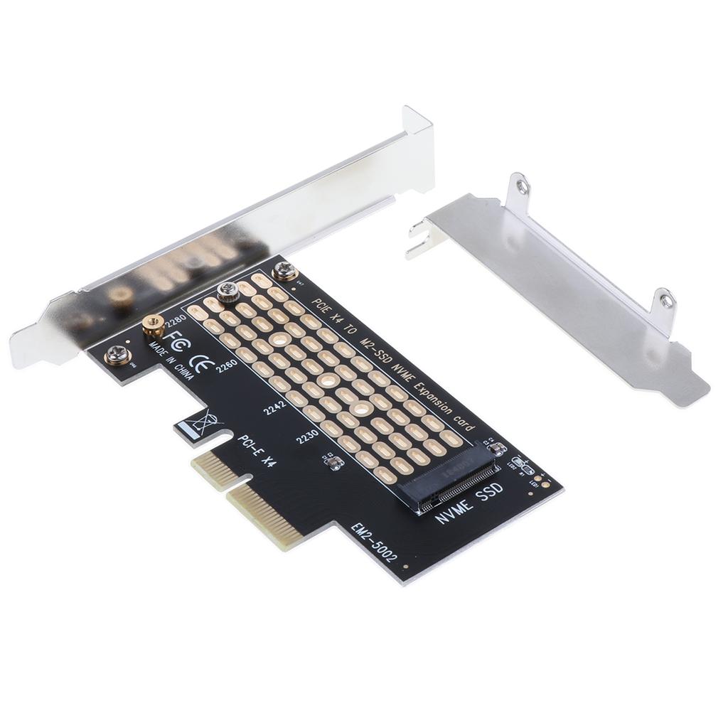 M.2 NVMe SSD to PCIE 3.0 X4 Adapter M Key interface Card with Heatsink for PC Laptop