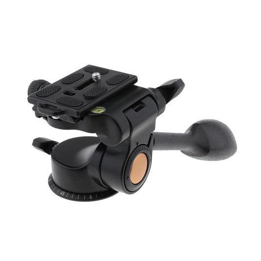 360-Smooth-Rotation-Aluminum-Tilt-Head-with-Quick-Release-Plate-for-Tripod