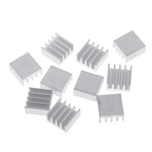 10PCS Aluminum Heatsink Cooling Fin Heatsink Cooler,14x14x7mm,Aluminum