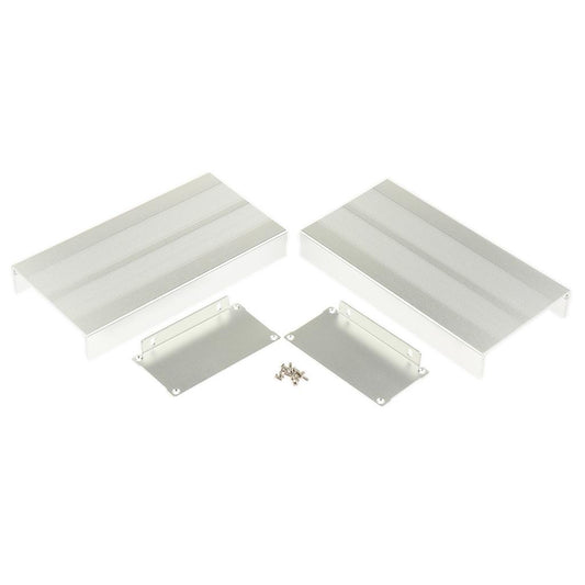 Aluminum Power Amplifier Enclosure Electronic Project Box Case Housing Shell