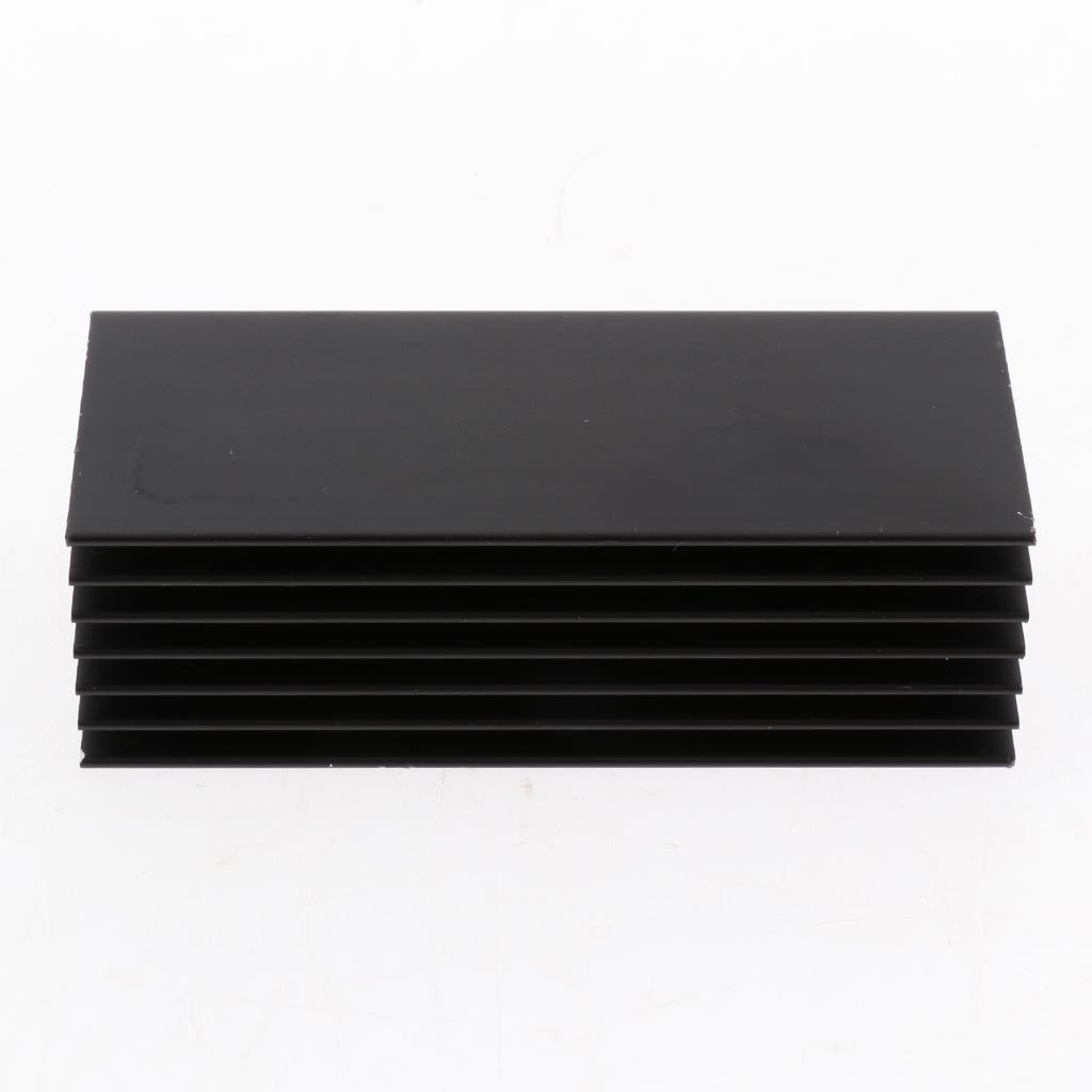 NVMe M.2 SSD Aluminum Heatsink Solid State Drive Cooler Cooling Fin - Black