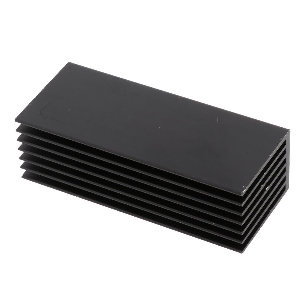 NVMe M.2 SSD Aluminum Heatsink Solid State Drive Cooler Cooling Fin - Black