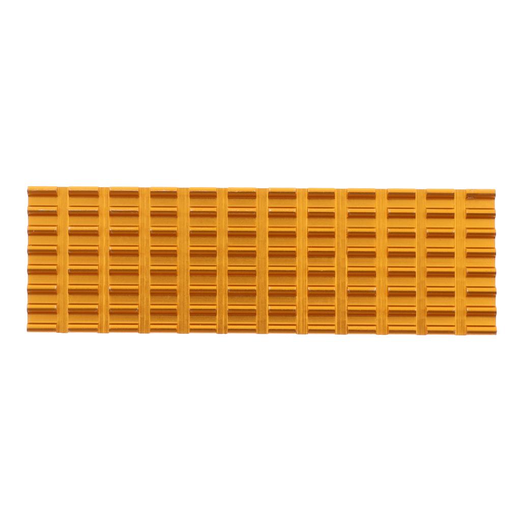 M.2 2280 SSD Aluminum Heatsink Solid State Drive Cooler Cooling Fin - Golden