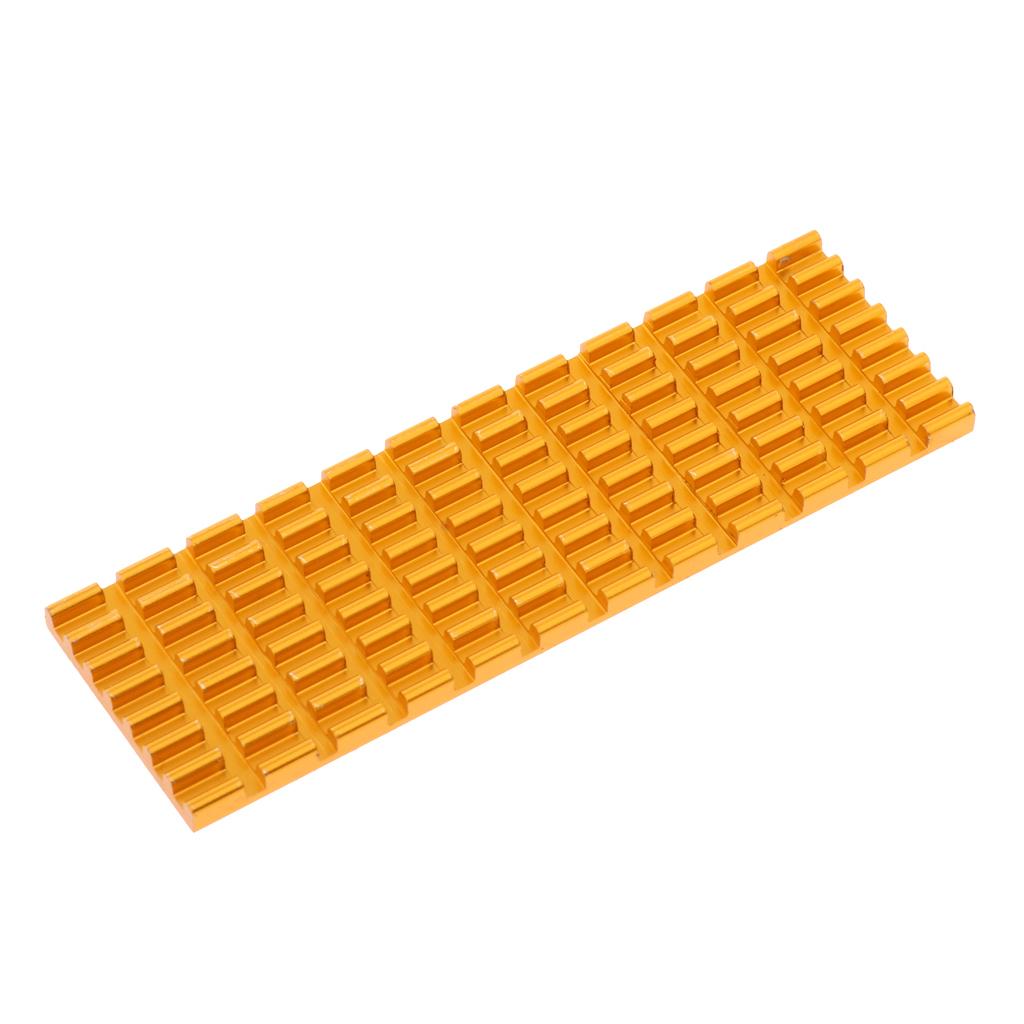 M.2 2280 SSD Aluminum Heatsink Solid State Drive Cooler Cooling Fin - Golden