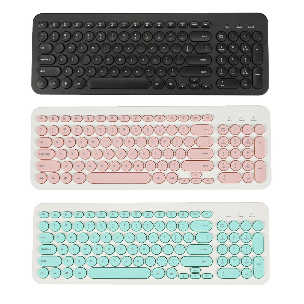 Ultra thin Keyboard Multimedia Wired USB 96 Keys Office Keyboard Black