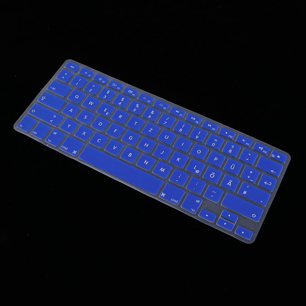 German Phonetic Keyboard Protective Film for 13/15inch Macbook blue ...