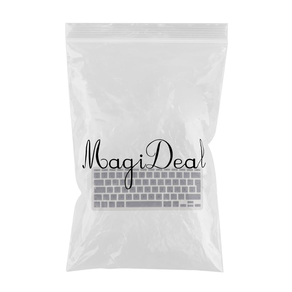 German Phonetic Keyboard Film Cover for European 11inch Macbook silver
