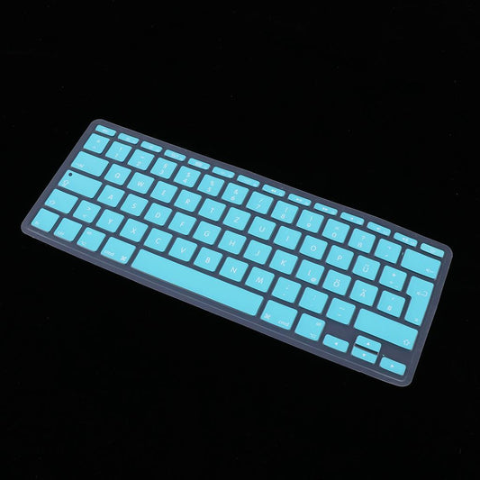 German Phonetic Keyboard Film Cover for European 11inch Macbook white blue