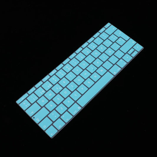 Spanish Phonetic Keyboard Protective Film for 12 inch Macbook white blue