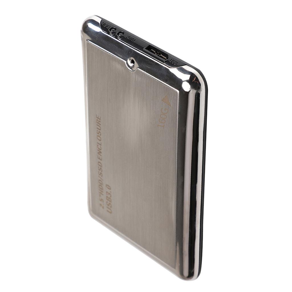 160GB 2.5inch Desktop/Laptop Micro B HDD SSD with Enclosure– UNIQKART