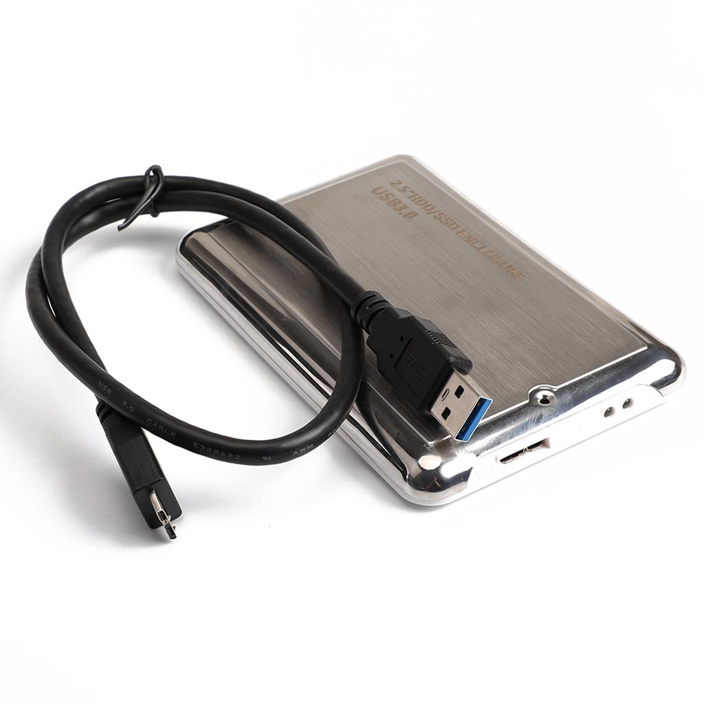 2.5 Inch Desktop/Laptop Micro B HDD SSD with Enclosure 120G