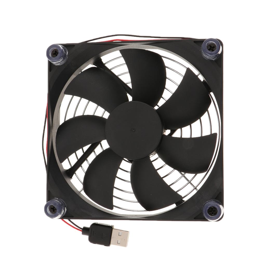 Mini TV Box Router Cooling Fan Silent 120mm 5V USB Power Quiet Cooler 12cm