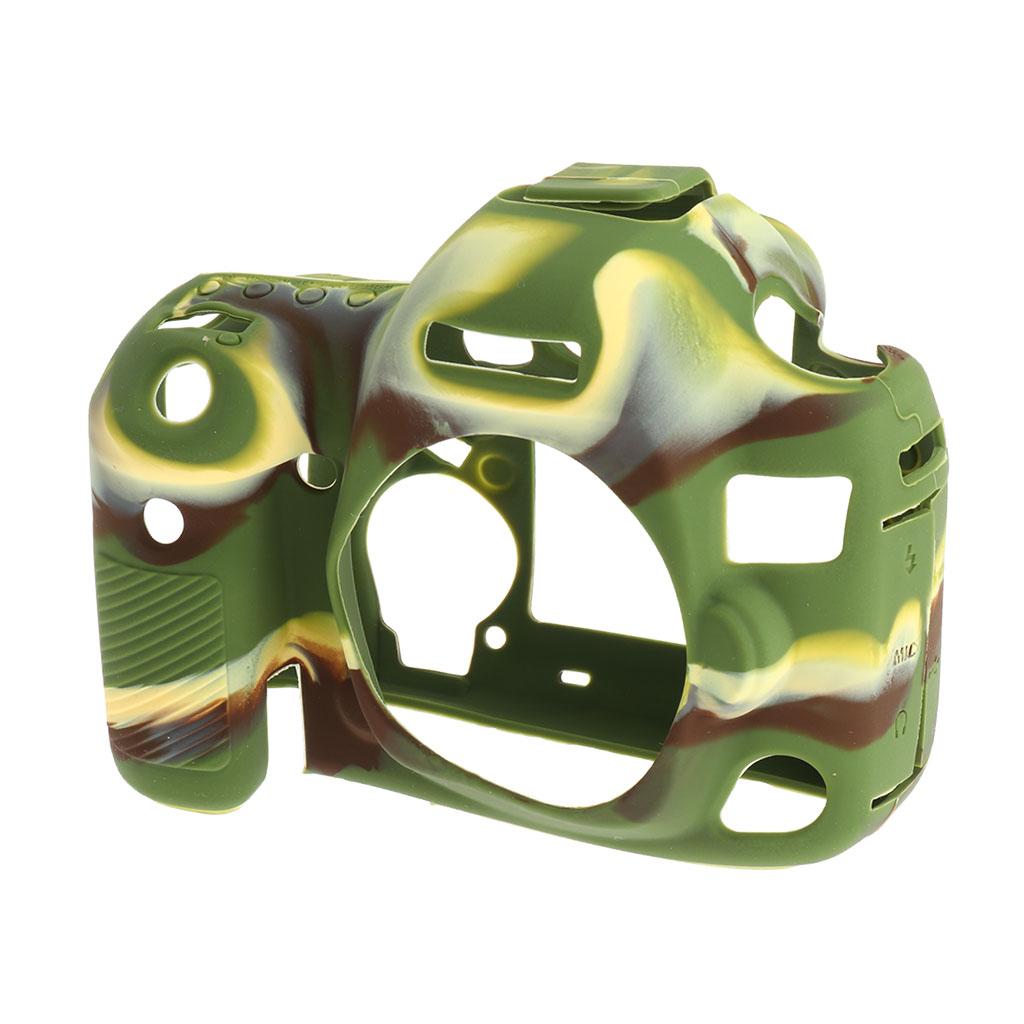Soft Silicone Protective Case Cover Bag for Canon EOS 5D4 5D Mark IV Green