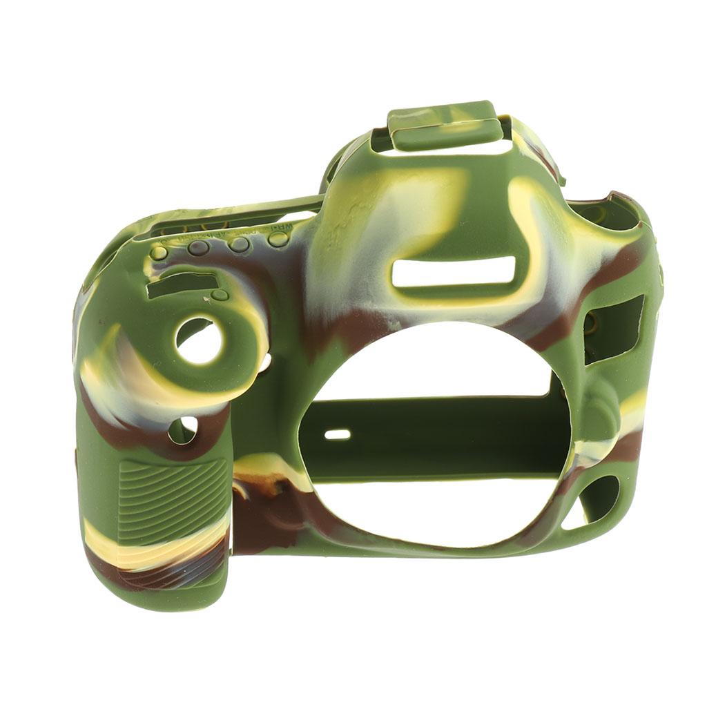 Soft Silicone Protective Case Cover Bag for Canon EOS 5D4 5D Mark IV Green