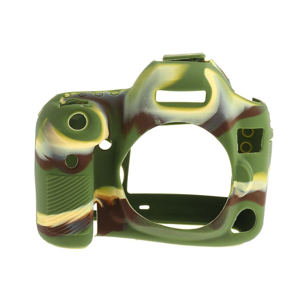 Soft Silicone Protective Case Cover Bag for Canon EOS 5D4 5D Mark IV Green