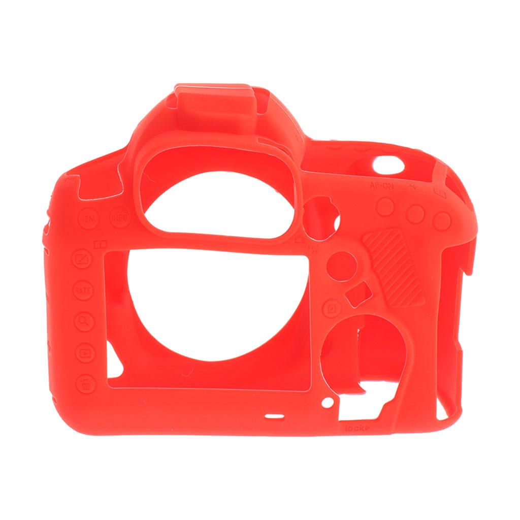 Soft Silicone Protective Case Cover Bag for Canon EOS 5D4 5D Mark IV Red