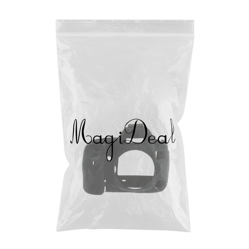 Soft Silicone Protective Case Cover Bag for Canon EOS 5D4 5D Mark IV Black
