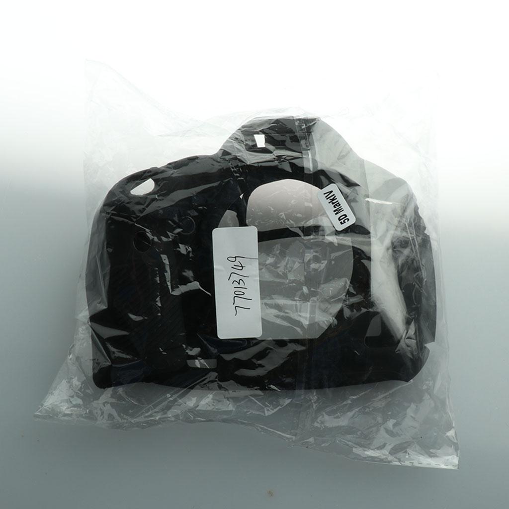 Soft Silicone Protective Case Cover Bag for Canon EOS 5D4 5D Mark IV Black
