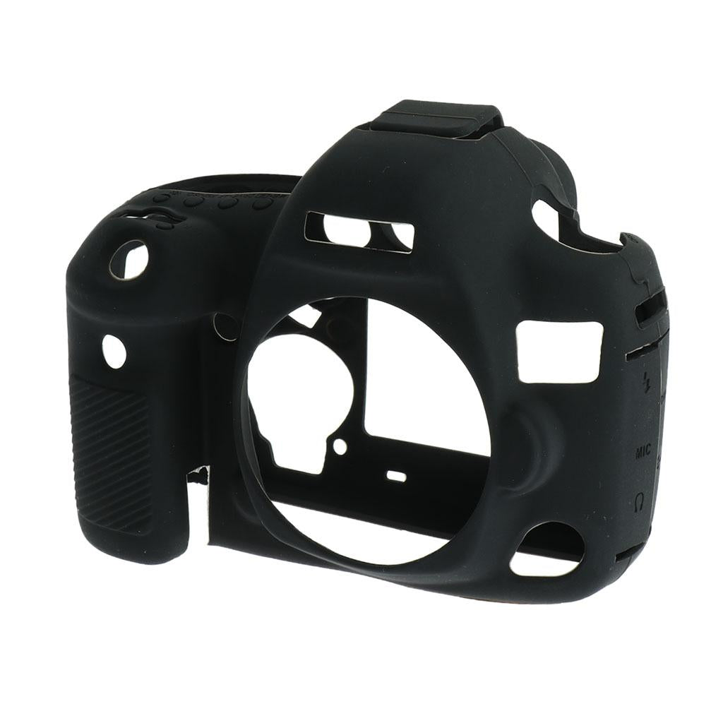 Soft Silicone Protective Case Cover Bag for Canon EOS 5D4 5D Mark IV Black
