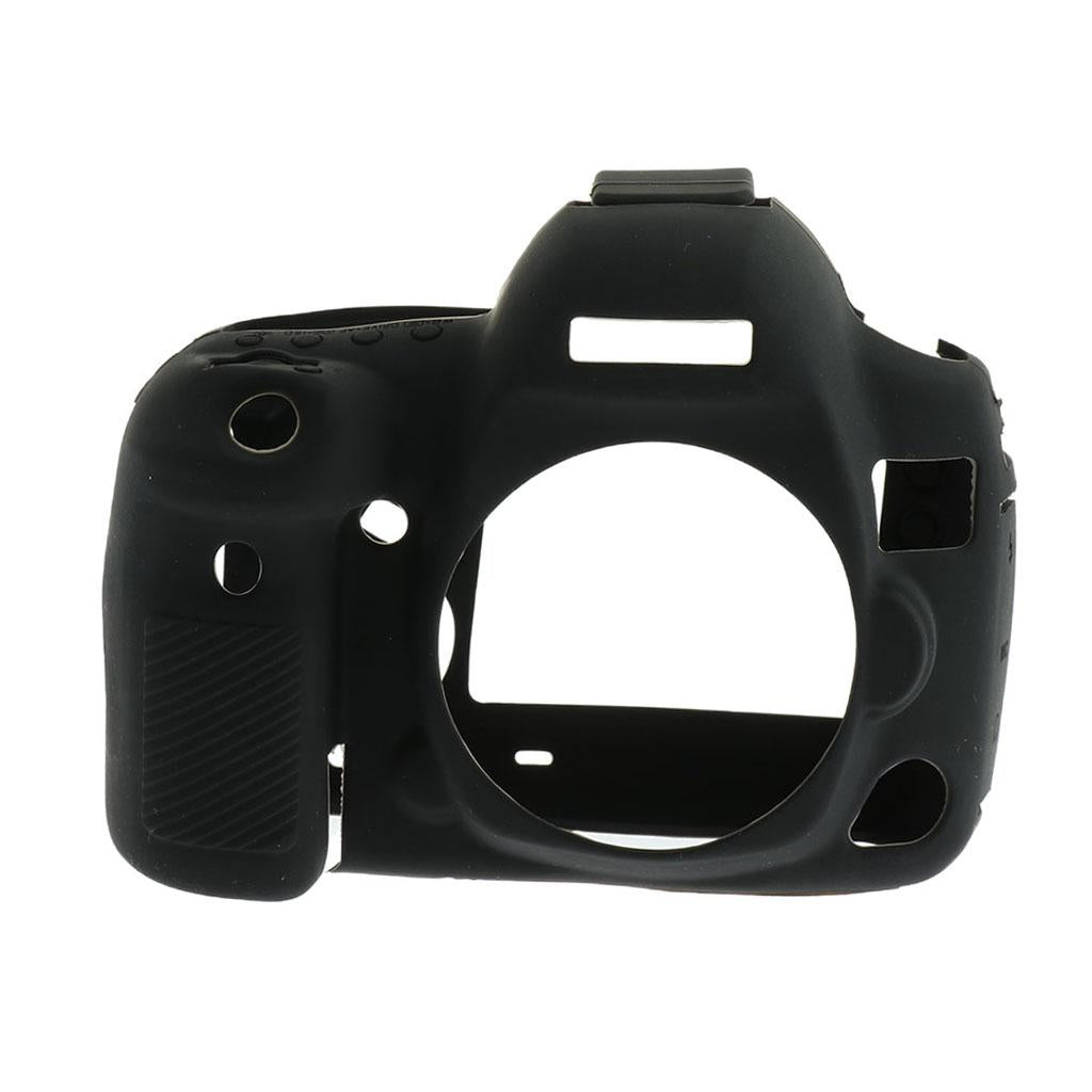 Soft Silicone Protective Case Cover Bag for Canon EOS 5D4 5D Mark IV Black