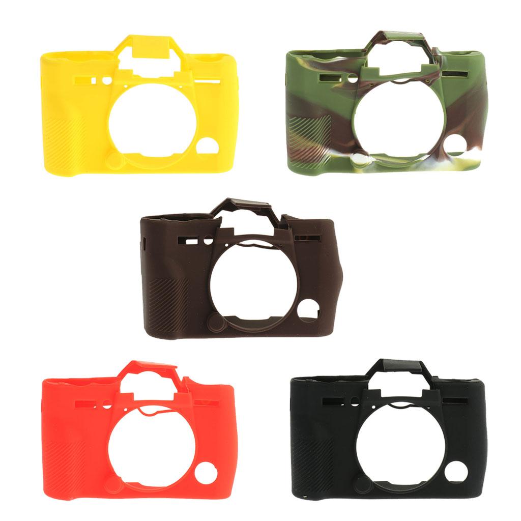 Soft Silicone Protective Case Cover Bag for Fuji Fujifilm X-T10 X-T20 Yellow