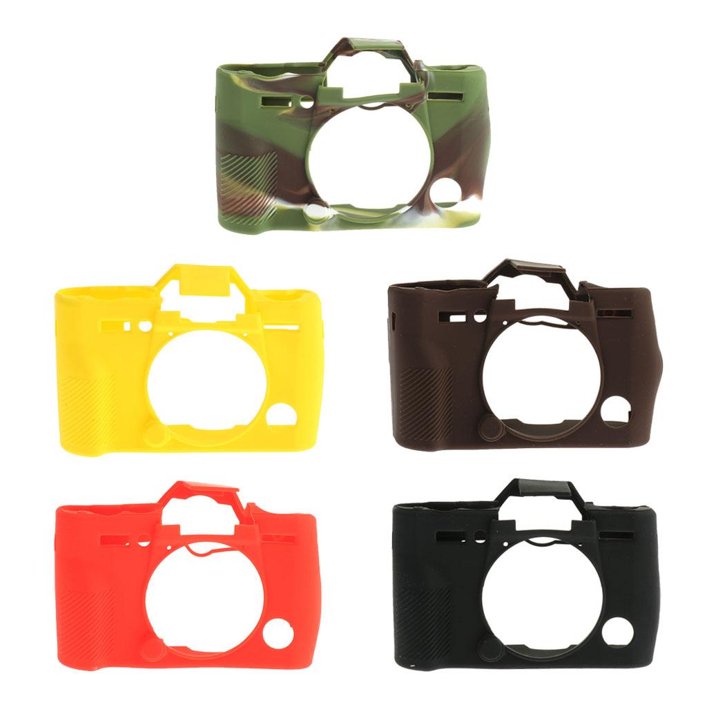 Soft Silicone Protective Case Cover Bag for Fuji Fujifilm X-T10 X-T20 Yellow