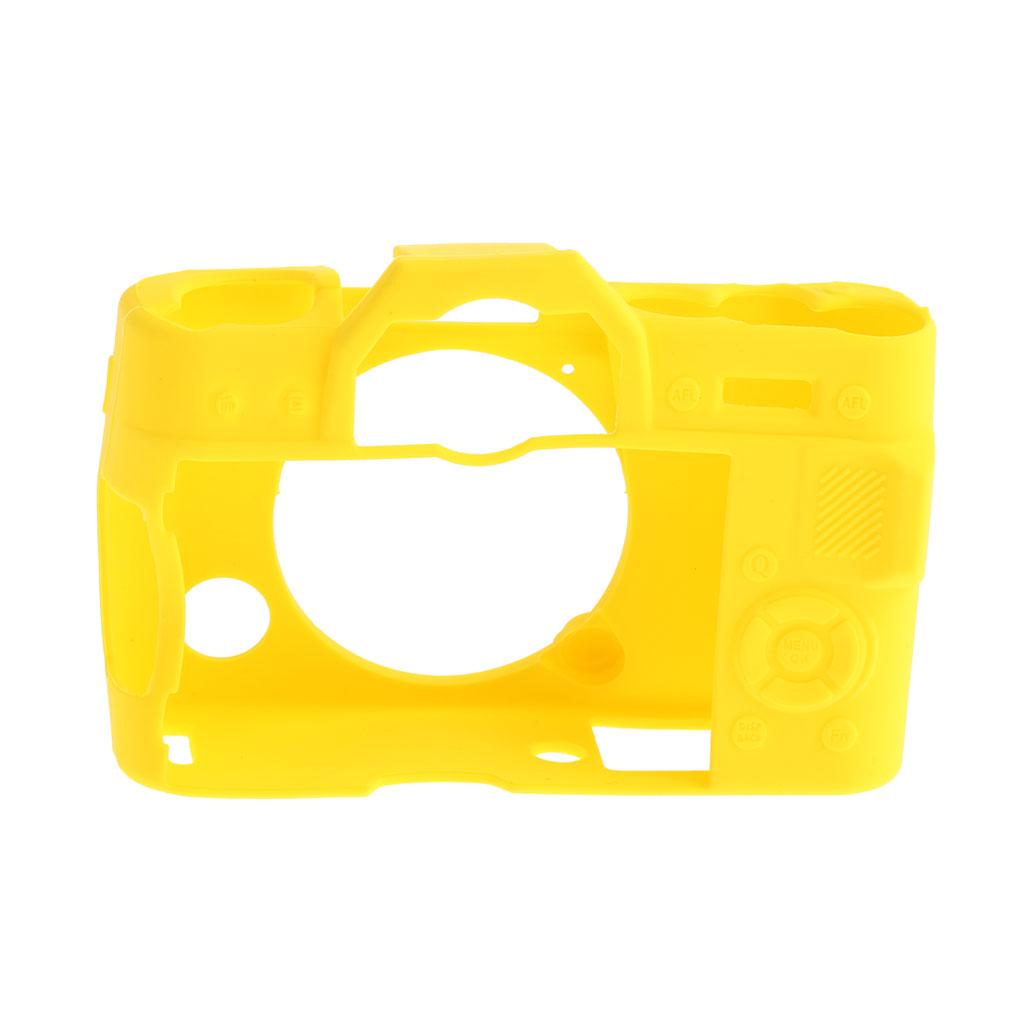 Soft Silicone Protective Case Cover Bag for Fuji Fujifilm X-T10 X-T20 Yellow