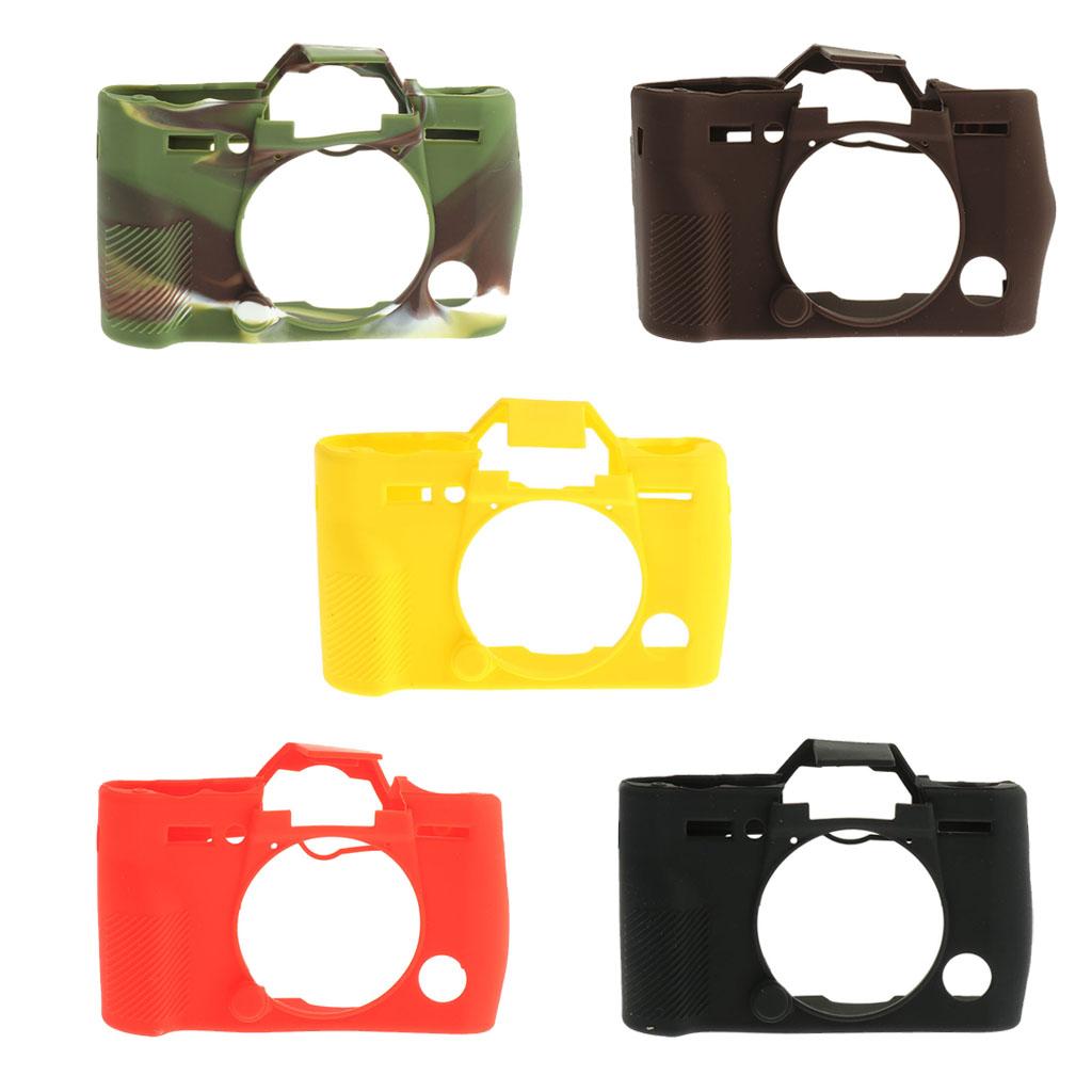 Soft Silicone Protective Case Cover Bag for Fuji Fujifilm X-T10 X-T20 Yellow