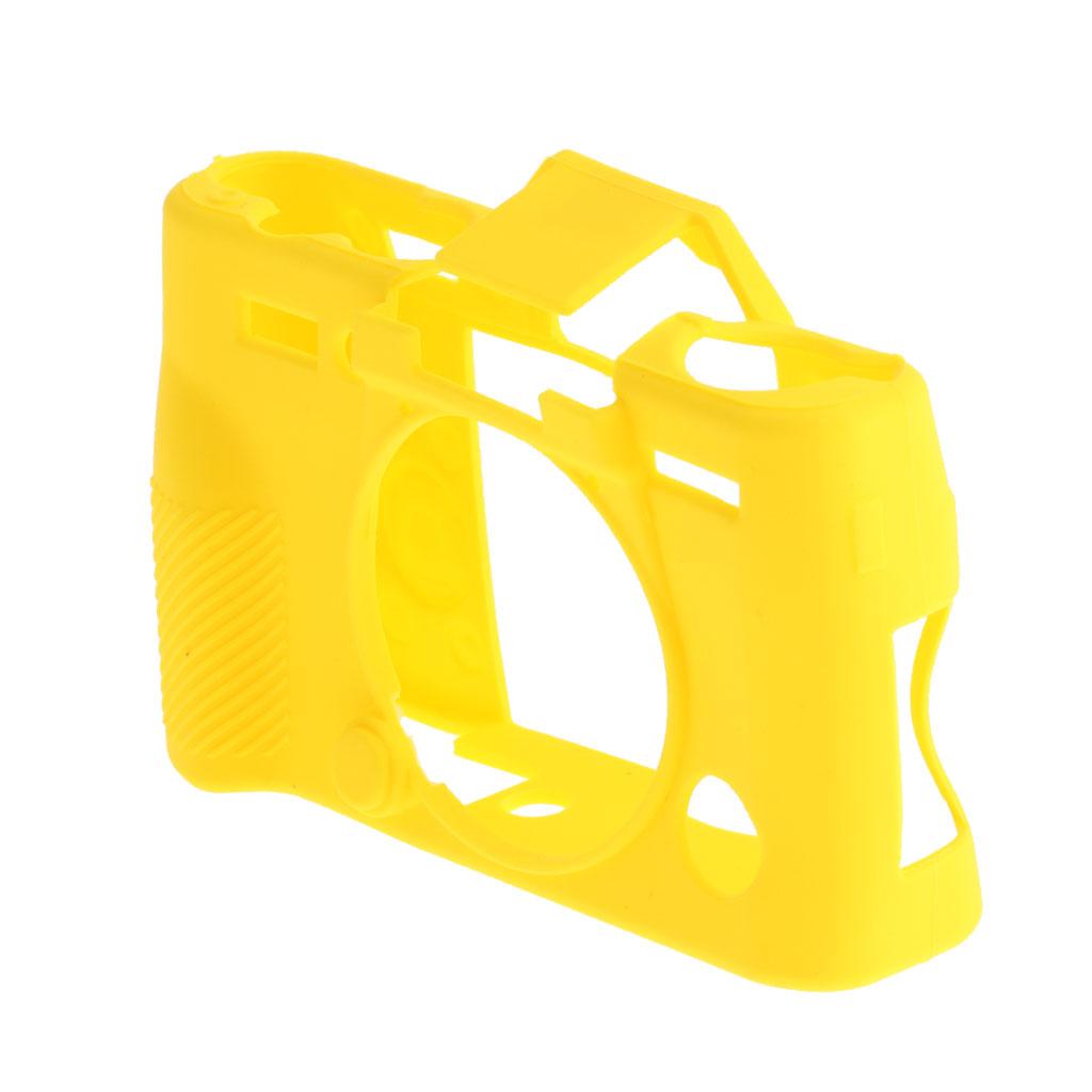 Soft Silicone Protective Case Cover Bag for Fuji Fujifilm X-T10 X-T20 Yellow
