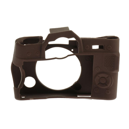 Soft Silicone Protective Case Cover Bag For Fuji Fujifilm X-T10 X-T20 Coffee
