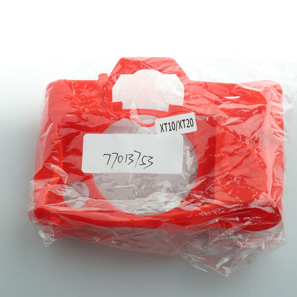 Soft Silicone Protective Case Cover Bag For Fuji Fujifilm X-T10 X-T20 Red