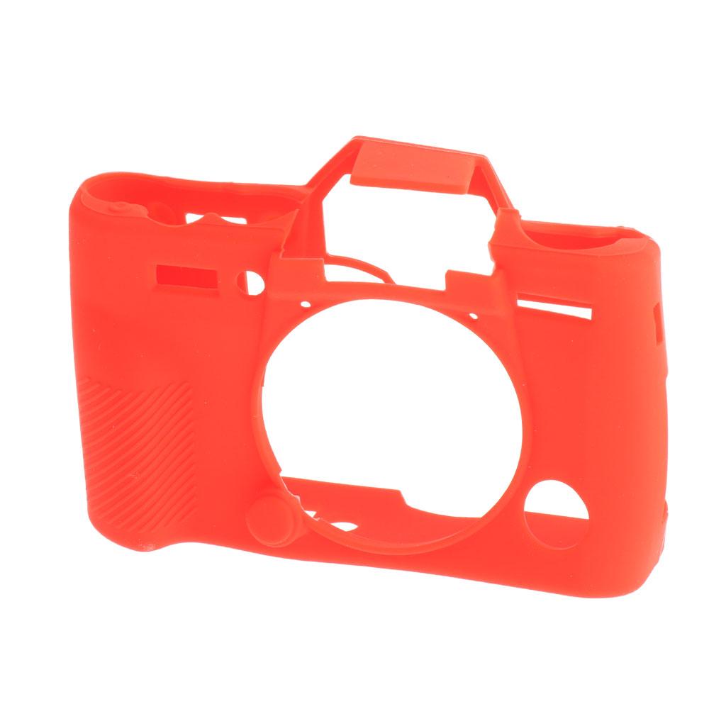 Soft Silicone Protective Case Cover Bag For Fuji Fujifilm X-T10 X-T20 Red