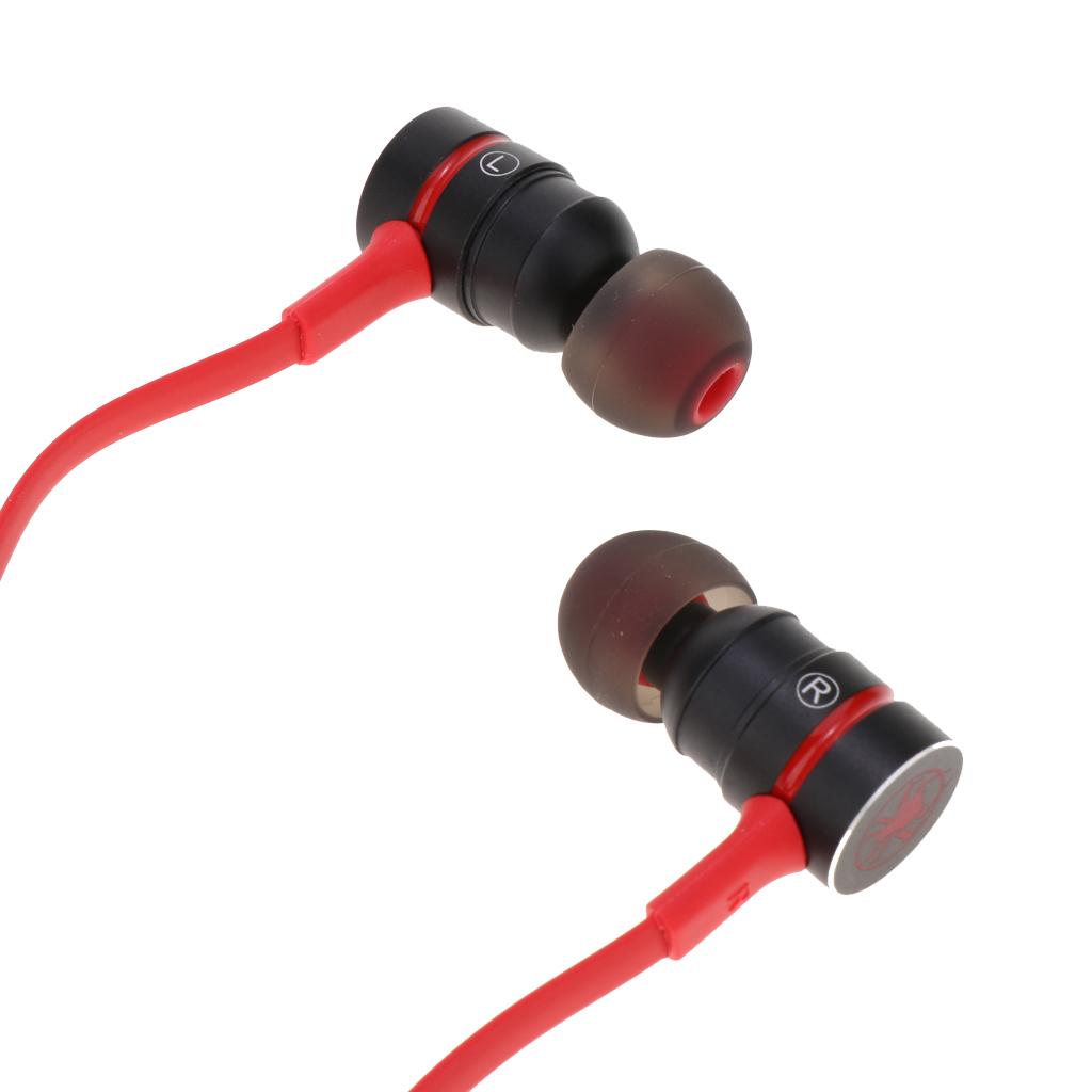 In-Ear Gaming Headphone Noise-isolating Magnetic Wire Earphone Red