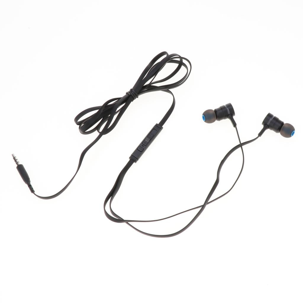 In-Ear Gaming Headphone Noise-isolating Magnetic Wire Earphone Black