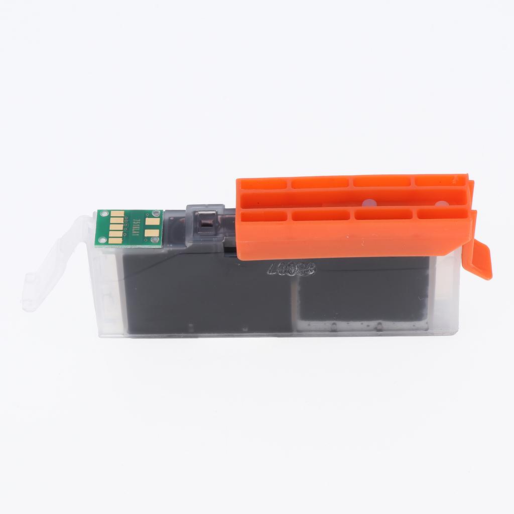 Colorful Ink Cartridges Suitable for Canon MG7170 MX727 Printer  Black