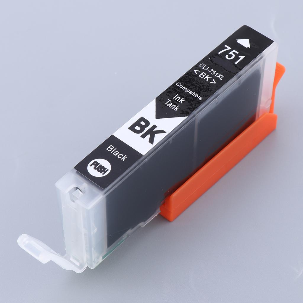 Colorful Ink Cartridges Suitable for Canon MG7170 MX727 Printer  Black