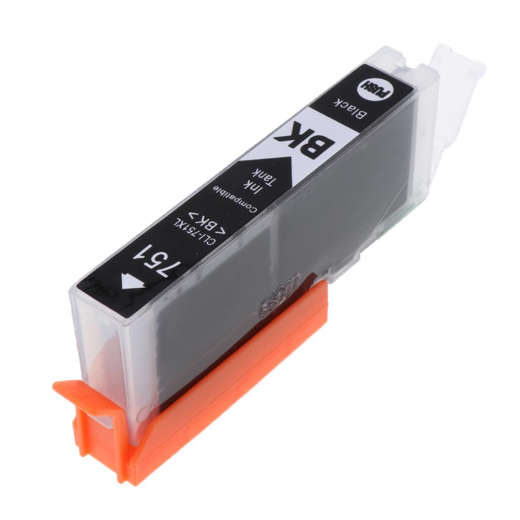 Colorful Ink Cartridges Suitable for Canon MG7170 MX727 Printer  Black