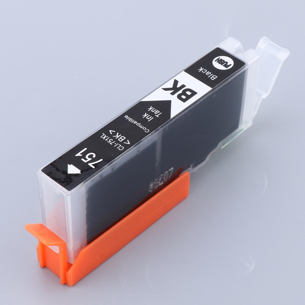 Colorful Ink Cartridges Suitable for Canon MG7170 MX727 Printer  Black