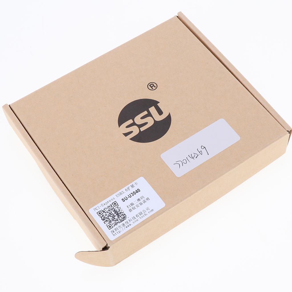 PCI Express PCIe USB 3.0 Hub Adapter Expansion Card for Windows 8.1