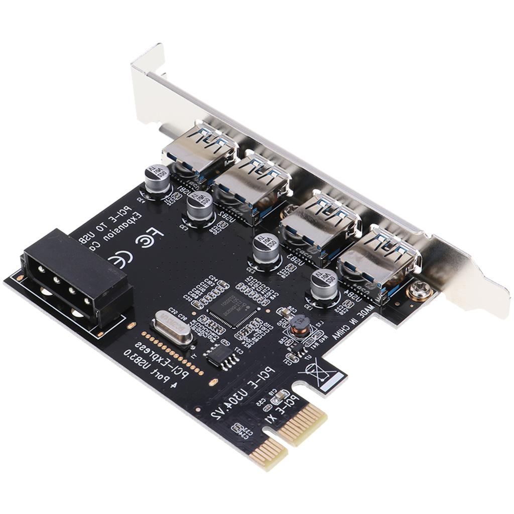 PCI Express PCIe USB 3.0 Hub Adapter Expansion Card for Windows 8.1