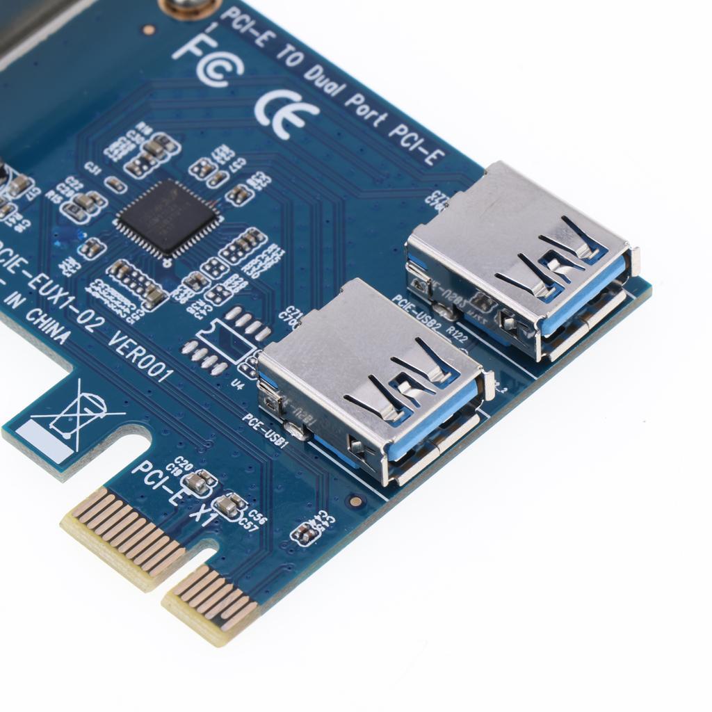 PCI Express PCIe USB 3.0 Hub Adapter Expansion Card for Windows 7