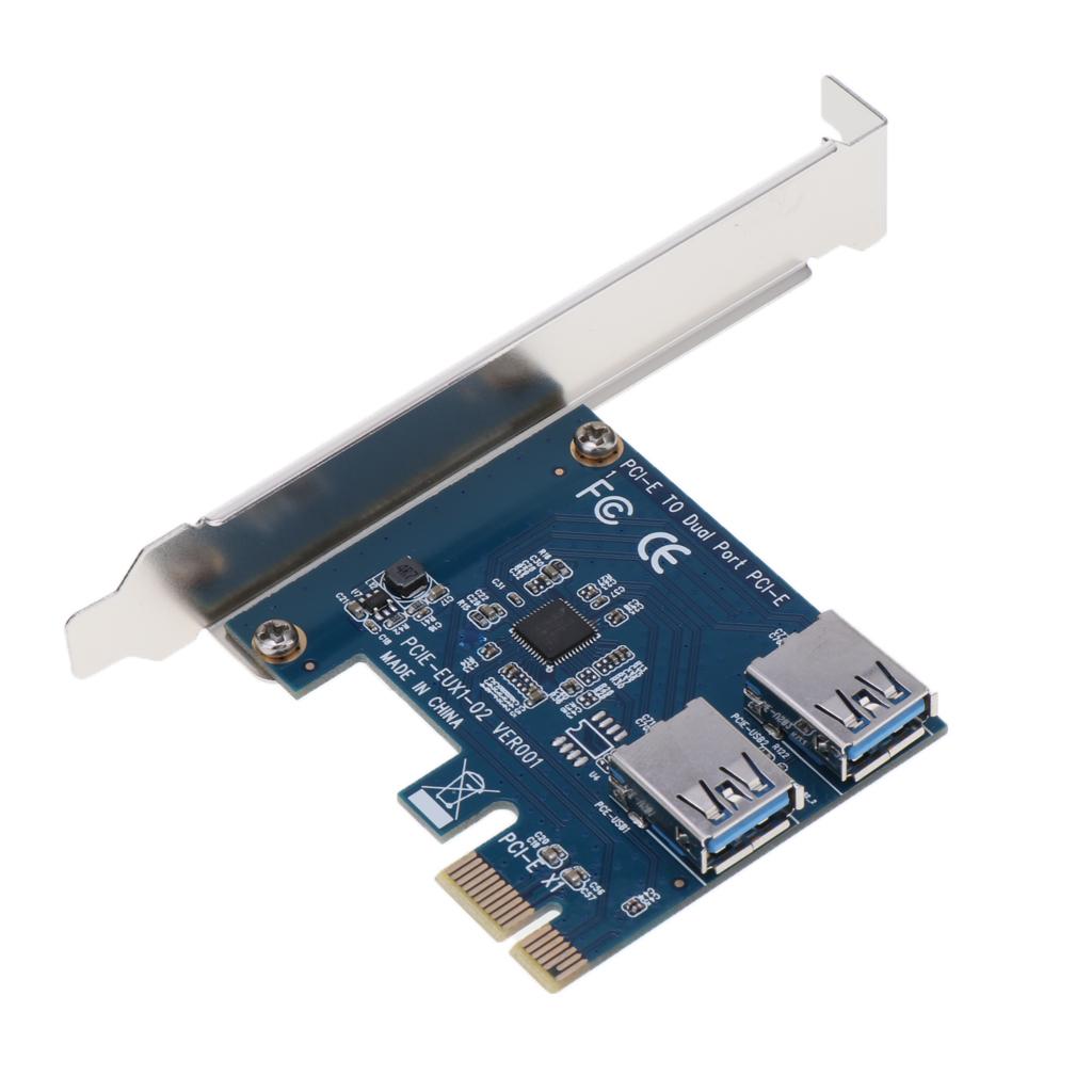 PCI Express PCIe USB 3.0 Hub Adapter Expansion Card for Windows 7